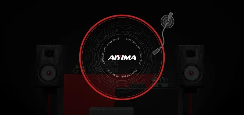 AIYIMA Audio A01 Pro TPA3116D2 Bluetooth Sound Power Amplifier 100W Mini Hifi Class D Stereo Amp Bass Treble for Home Theater