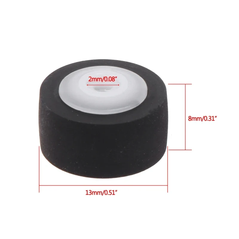 13mmx8x2 Car Press Belt Cartridge Audio Radio Tape Recorder Movement Rubber Pinch Roller Stereo Cassette Deck Wheel