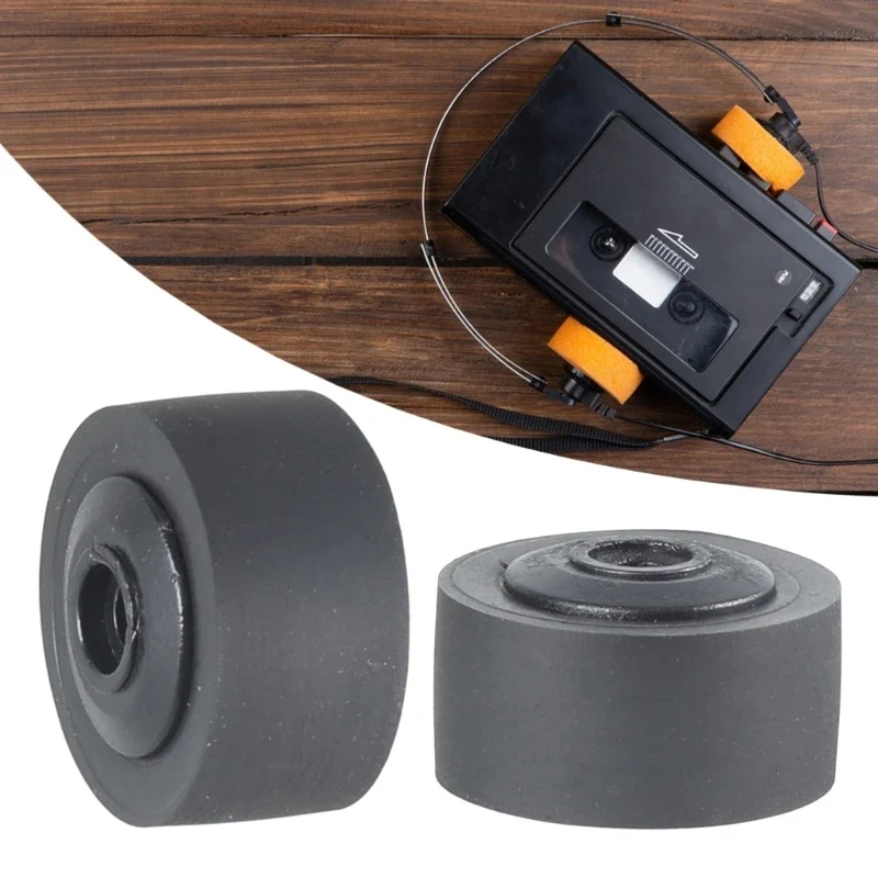 13mmx8x2 Car Press Belt Cartridge Audio Radio Tape Recorder Movement Rubber Pinch Roller Stereo Cassette Deck Wheel