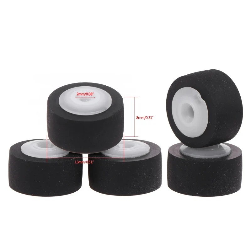 13mmx8x2 Car Press Belt Cartridge Audio Radio Tape Recorder Movement Rubber Pinch Roller Stereo Cassette Deck Wheel