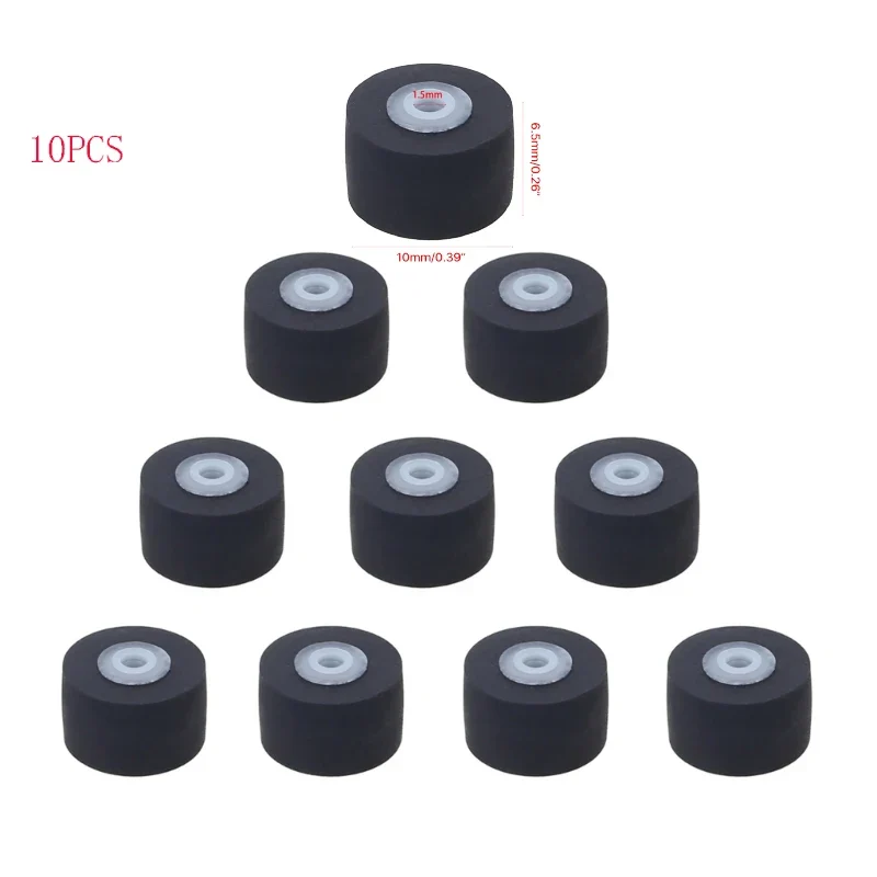 13mmx8x2 Car Press Belt Cartridge Audio Radio Tape Recorder Movement Rubber Pinch Roller Stereo Cassette Deck Wheel