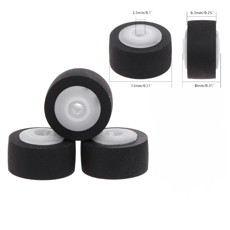 13mmx8x2 Car Press Belt Cartridge Audio Radio Tape Recorder Movement Rubber Pinch Roller Stereo Cassette Deck Wheel