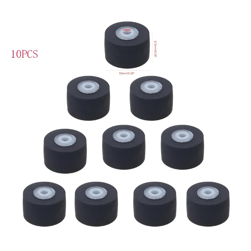 13mmx8x2 Car Press Belt Cartridge Audio Radio Tape Recorder Movement Rubber Pinch Roller Stereo Cassette Deck Wheel