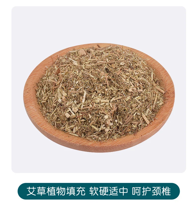 Tiktok hot heating Wormwood bone pillow Wormwood pillow Ice Silk bone cool pillow multifunctional cervical pillow factory wholesale