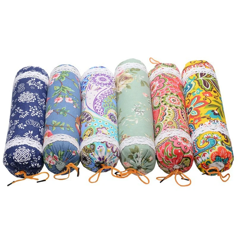 Mugwort Cervical Spine Pillow Bamboo Leaf Pure Cotton Triangular Cervical Spine Pillow Teacher's Day Pillow Gift Box Multifunctional Mugwort Pillow