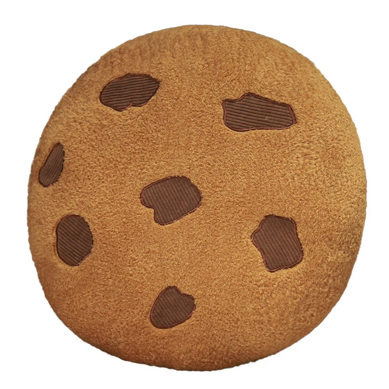 Ins Cute Cookie Pillow Cross-border Plush Toy Creative Snack Pillow Living Room Bedroom Nap Pillow