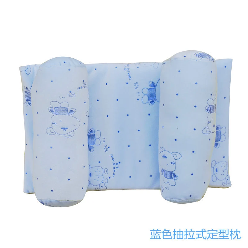 Newborn Baby Baby Pillow Baby Pillow Anti-Migraine Shaping Pillow Pure Cotton Adjustable Baby Product Pillow