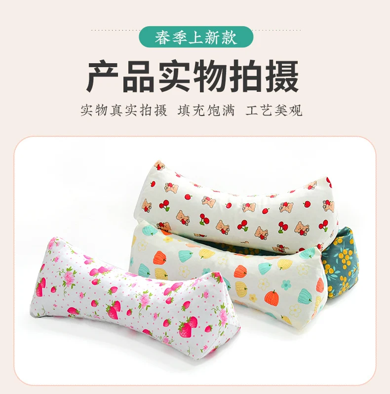 Cervical Spine Pillow Buckwheat Skin Pillow Sleeping Triangle Massage Pillow to Aid Sleep Hard Single Physiotherapy Neck Protection Buckwheat Triangle Pillow
