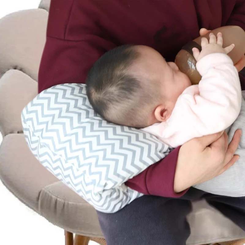 New Pure Cotton Fleece-Lined Thickeneded Soft Baby Nursing Pillow Arm Pillow Feeding Pillow Mother and Baby Supplies