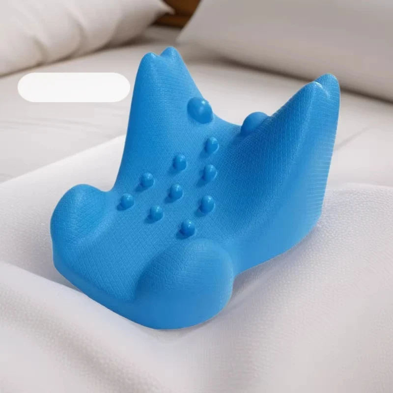 Cross-Border Supply of Pu Self-Skinning Massage Pillow, Straightening, Special Sleep Aid, Cervical Spine Pillow, Acupoint Neck Pillow