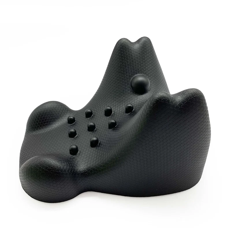 Cross-Border Supply of Pu Self-Skinning Massage Pillow, Straightening, Special Sleep Aid, Cervical Spine Pillow, Acupoint Neck Pillow