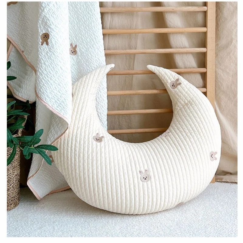 South Korea ins moon baby soothing pillow baby sleeping pillow side sleeping pillow safety artifact anti-startling
