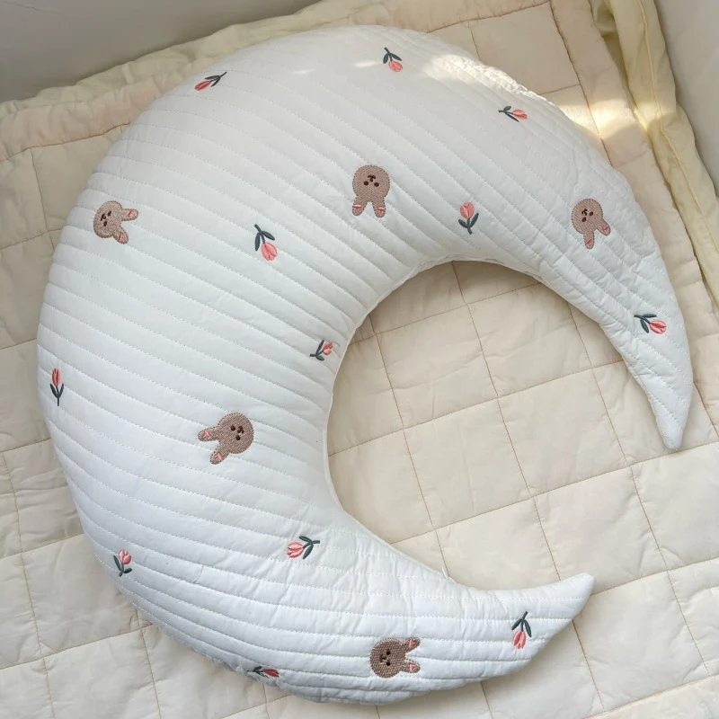 South Korea ins moon baby soothing pillow baby sleeping pillow side sleeping pillow safety artifact anti-startling