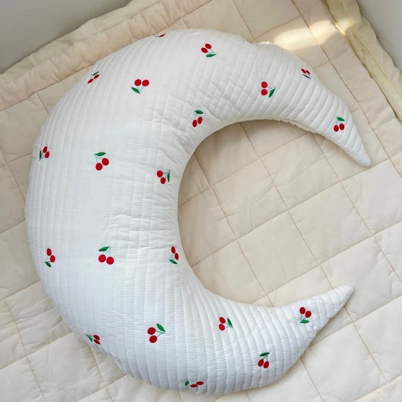 South Korea ins moon baby soothing pillow baby sleeping pillow side sleeping pillow safety artifact anti-startling