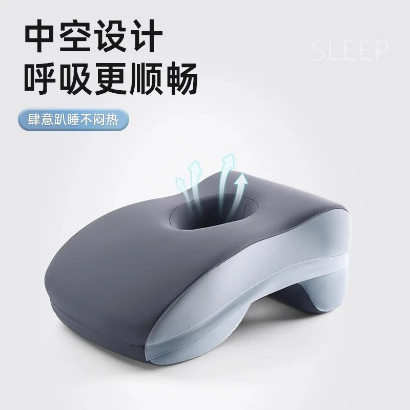 Memory Foam Nap Pillow for Primary School Students, Summer Nap Pillow, Office Desk Removable and Washable Pillow