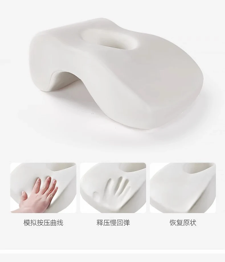 Memory Foam Nap Pillow for Primary School Students, Summer Nap Pillow, Office Desk Removable and Washable Pillow