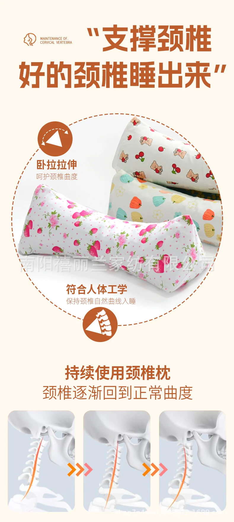 Buckwheat Pillow Cervical Spine Pillow Adult Home Office Lumbar Support to Help Sleep Hard Triangle Pillow Single Cervical Spine Buckwheat Pillow