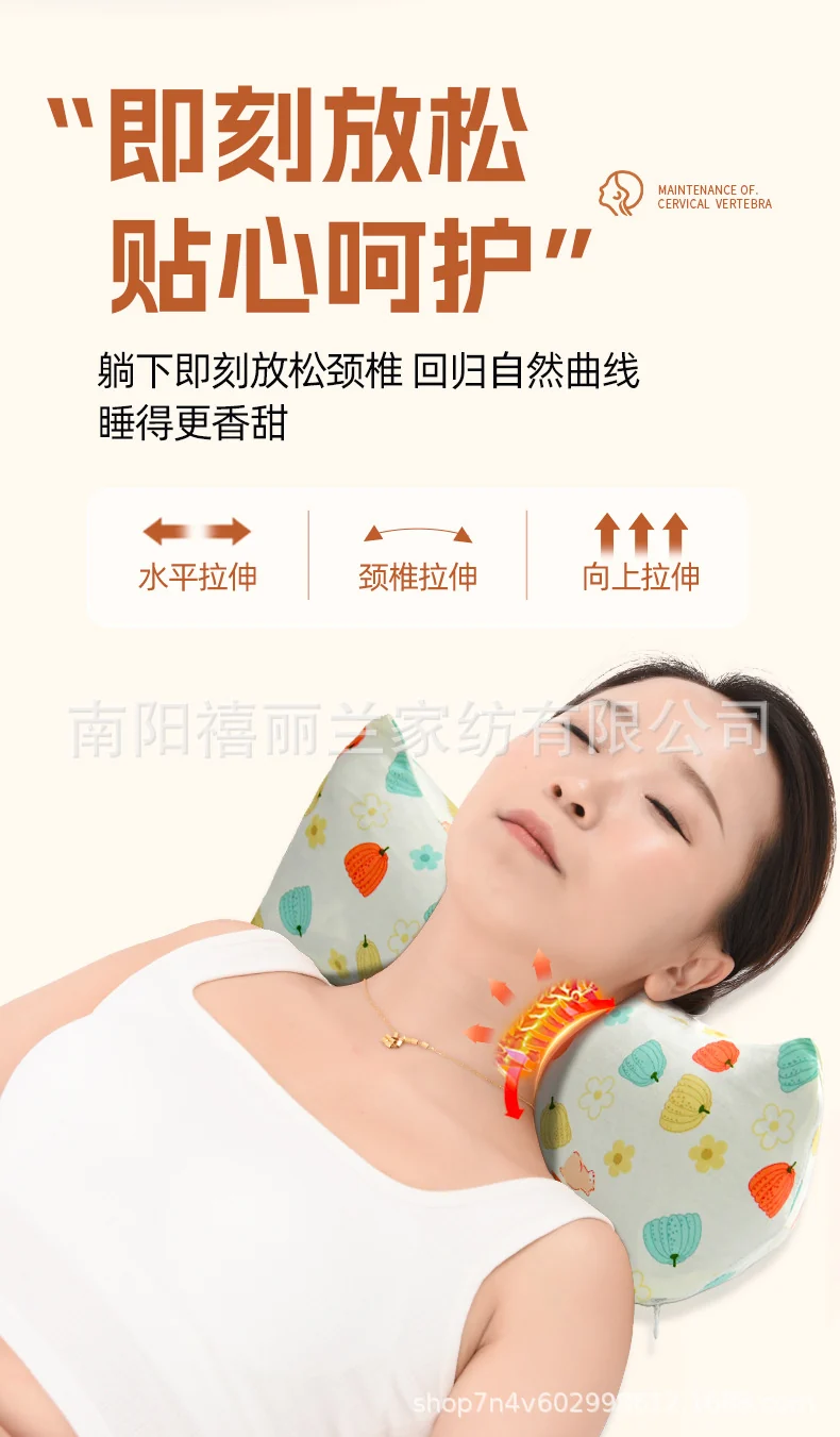 Buckwheat Pillow Cervical Spine Pillow Adult Home Office Lumbar Support to Help Sleep Hard Triangle Pillow Single Cervical Spine Buckwheat Pillow