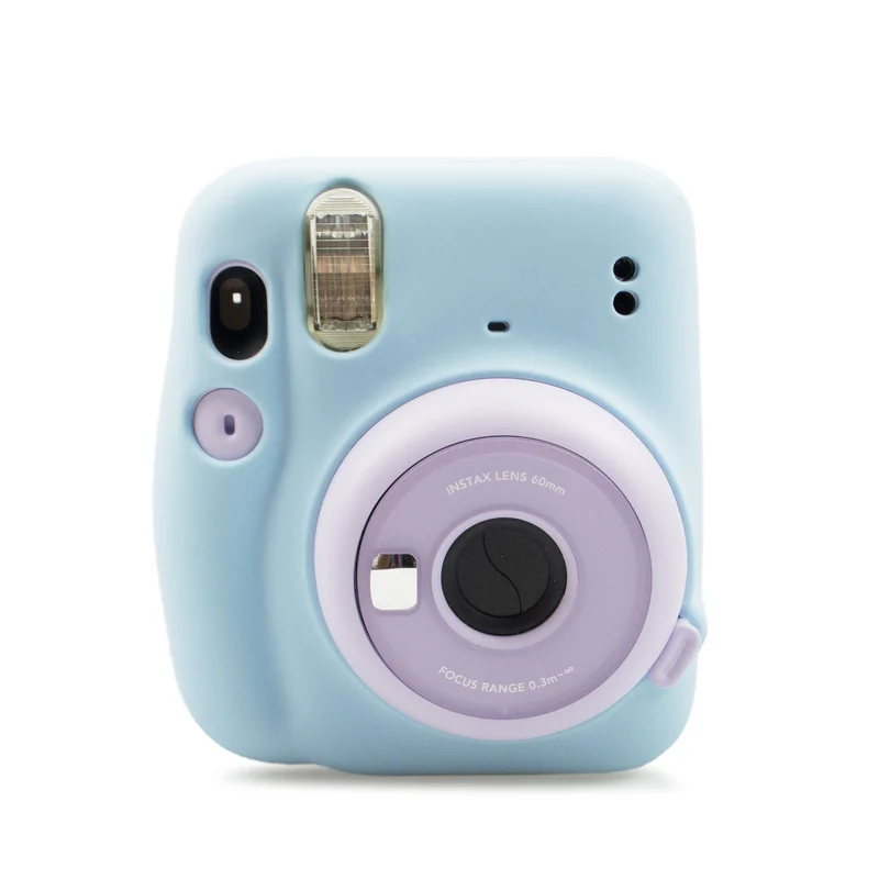 Polaroid Instaxmini Series Universal Camera Case, One Camera and One Lens, Silicone Protective Case, Trendy Camera Accessories