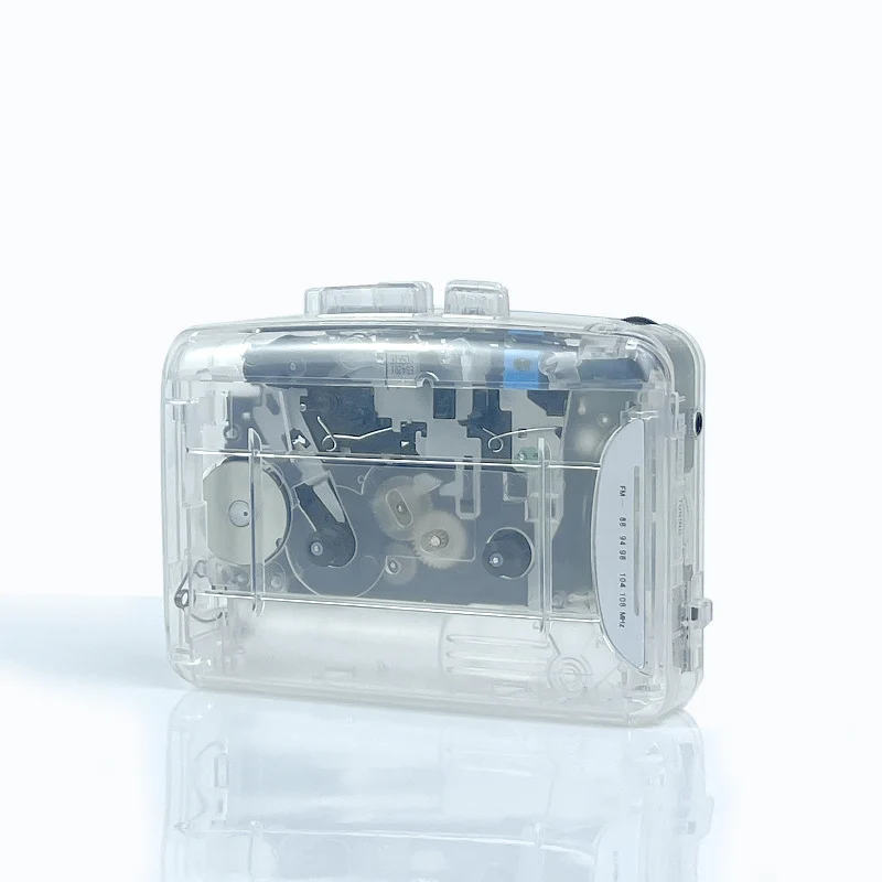 Bayin Box Cross-Border Transparent Retro Tape Player Recorder Walkman Headphone Player Tape Player Radio
