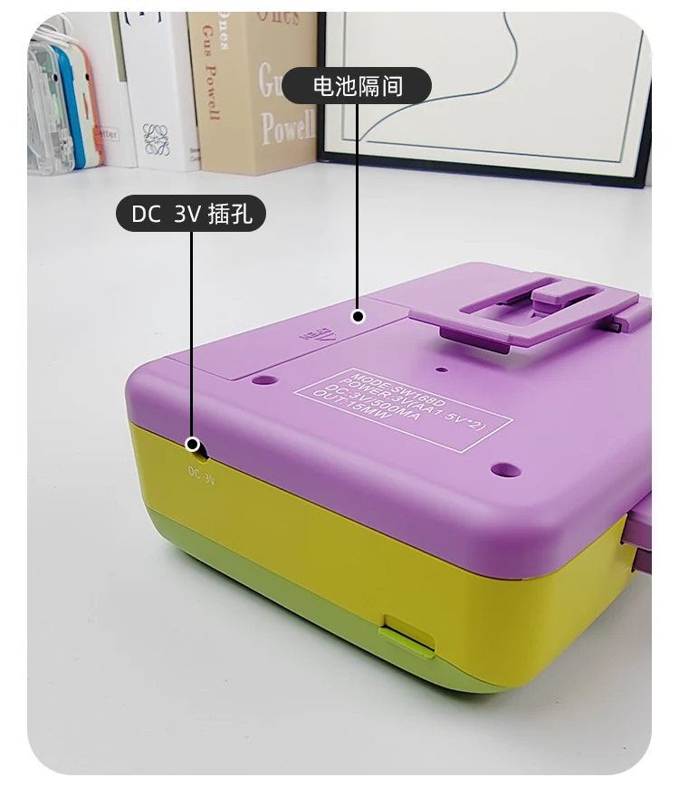 Bayin Box Cross-Border Transparent Retro Tape Player Recorder Walkman Headphone Player Tape Player Radio
