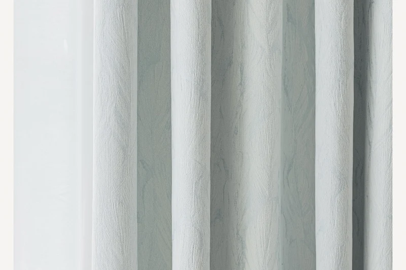 Cream Style Jacquard Curtain for Bedroom Premium Chenille Shading Living Room Bedroom French Light Luxury Shaoxing Curtain
