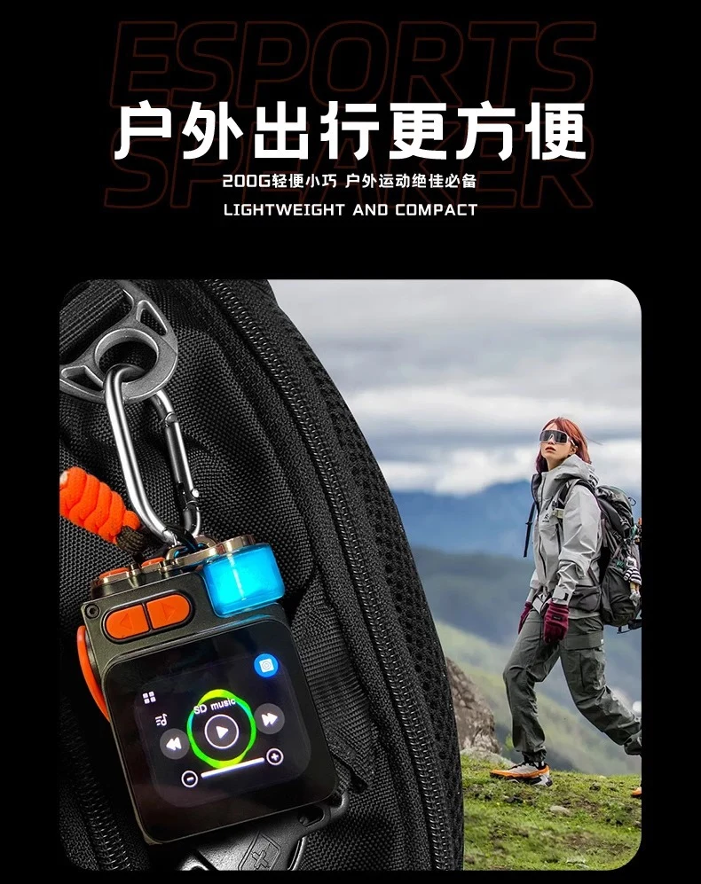 New metal bluetooth speaker atmosphere light portable speaker high power wireless mini stereo high sound quality