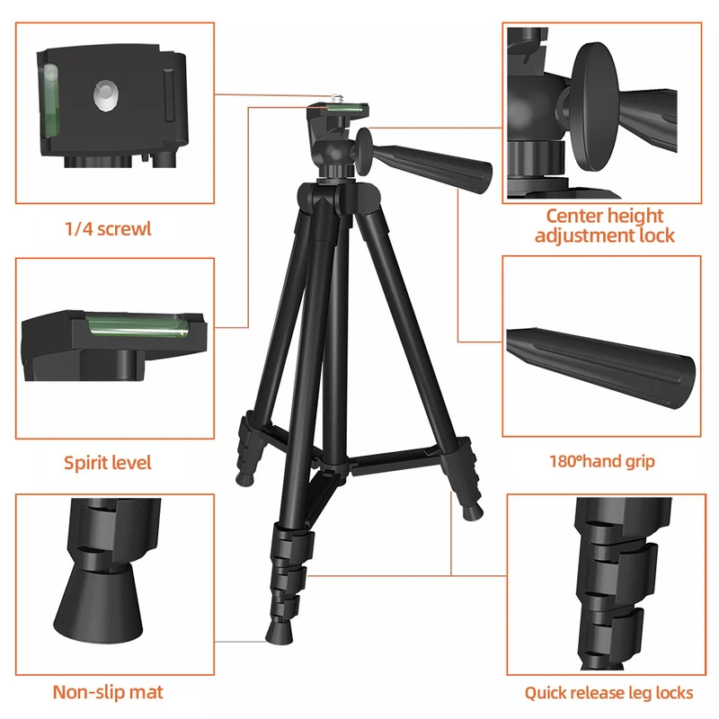 Cross-Border Hot Selling 10inch 12inch Ring Fill Light Photography Live Broadcast Floor Flash Ring Light Set Light
