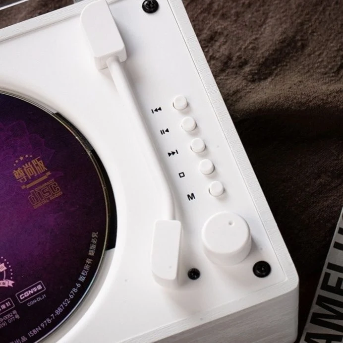 Cross-Border Popular Retro Cd Player Portable Music Album Bluetooth Speaker Player Cd Disc Birthday Gift