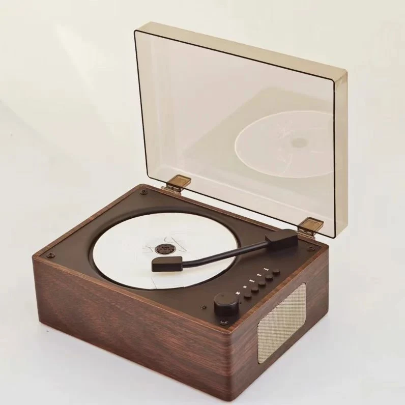 Cross-Border Popular Retro Cd Player Portable Music Album Bluetooth Speaker Player Cd Disc Birthday Gift