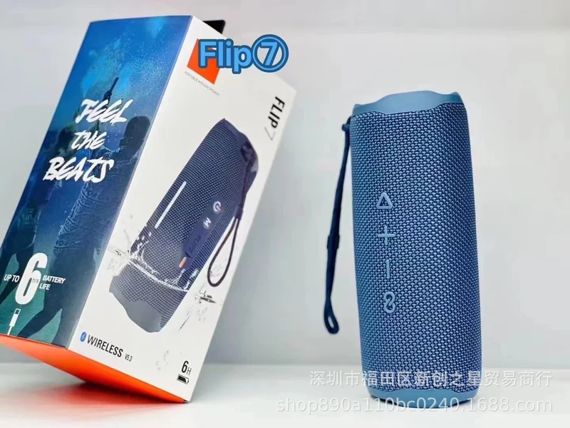 For foreign trade FLIP 60000 flower tube 7 generation bluetooth speaker wireless mini outdoor portable subwoofer waterproof audio