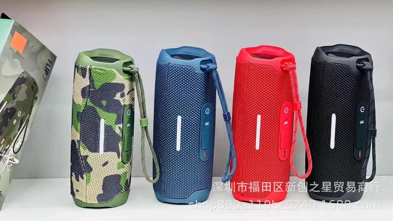 For foreign trade FLIP 60000 flower tube 7 generation bluetooth speaker wireless mini outdoor portable subwoofer waterproof audio