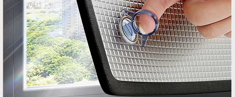 Curtains, Sun Protection and Heat Insulation Curtains, Bedroom Sunshade Cloth, Balcony Glass Sun Room Window Sunshade Artifact, Blackout Curtain
