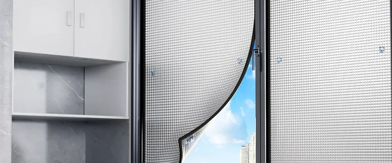 Curtains, Sun Protection and Heat Insulation Curtains, Bedroom Sunshade Cloth, Balcony Glass Sun Room Window Sunshade Artifact, Blackout Curtain