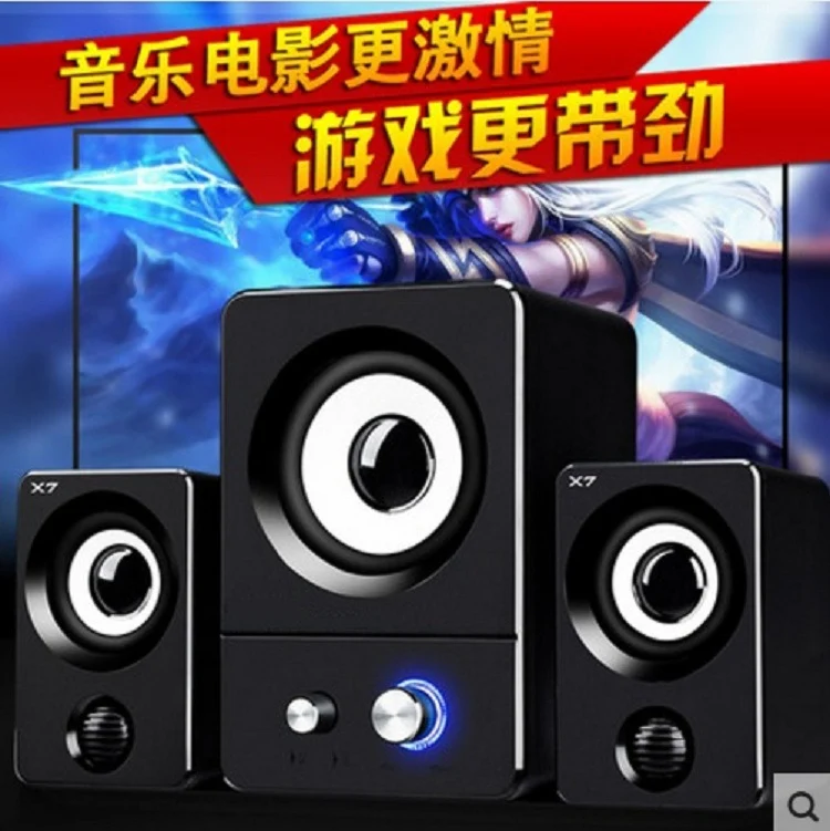 X7 laptop desktop computer audio multimedia small speaker mobile phone subwoofer mini speaker New Bluetooth