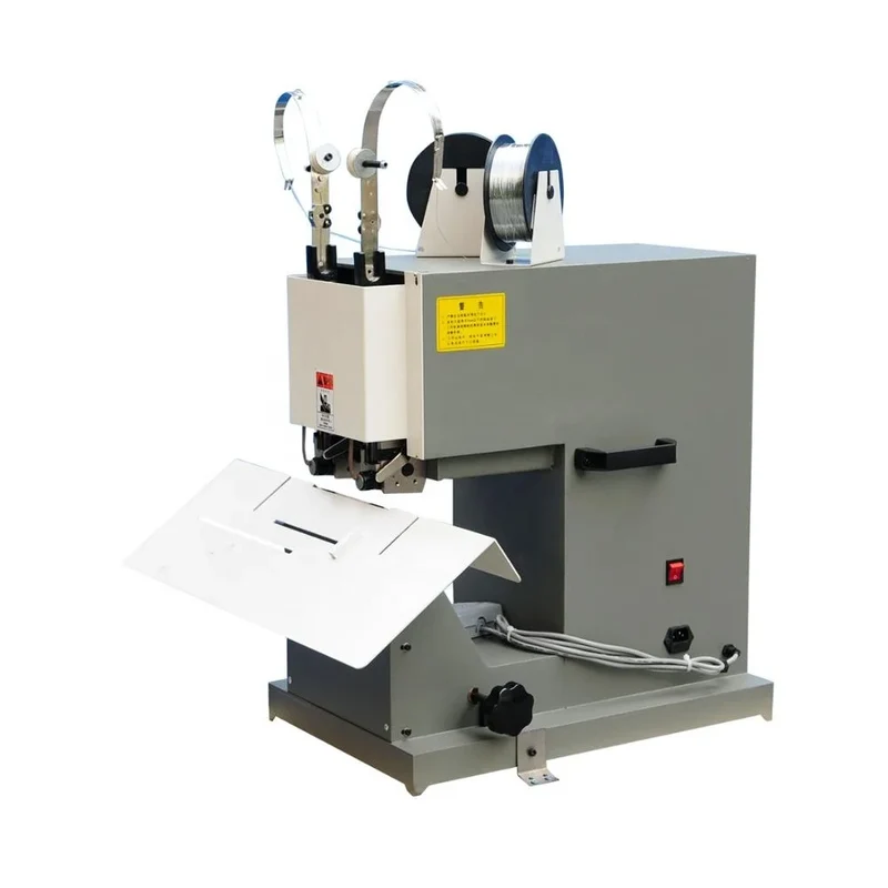 Automatic Spiral Wire Stitching Machine Book Binding Machine Two Head