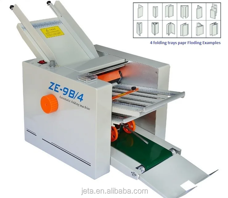 [JT-ZE-9B/4] Hot Sell Automatic Paper Tri Fold Machine