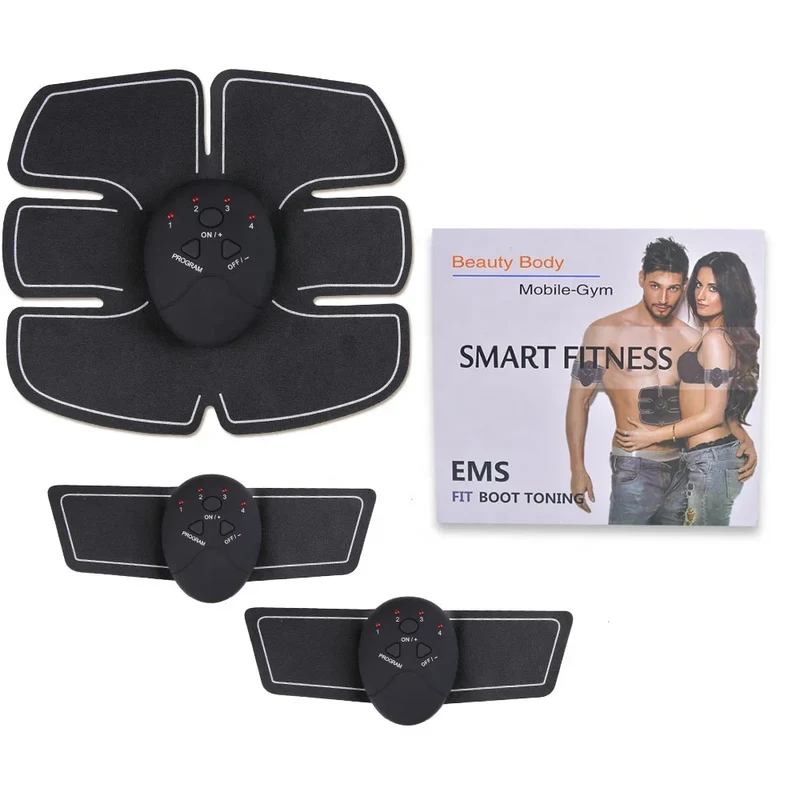 Hot Sell Rechargeable ABS ab TENS Unit Electro Pulse Belly Muscle Stimulator Trainer for People Workout Fitness