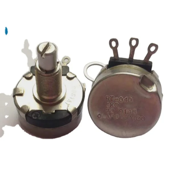 VK Mexico CLARO RT-040 5K 20 5K 45 Degrees Potentiometer Switch with 21mm Shaft Length and Thread Electronic Components