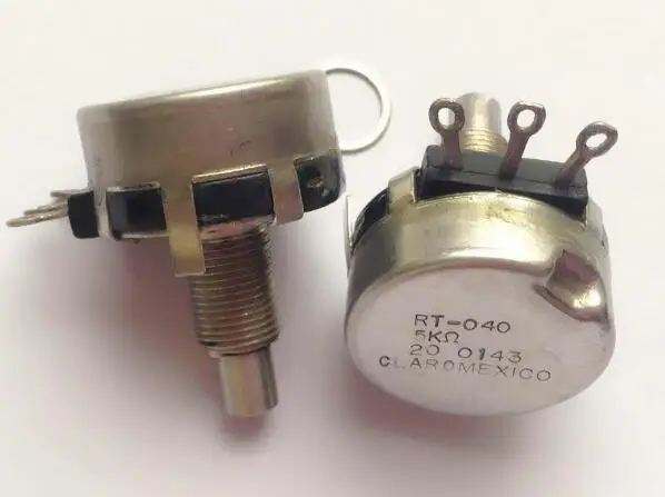 VK Mexico CLARO RT-040 5K 20 5K 45 Degrees Potentiometer Switch with 21mm Shaft Length and Thread Electronic Components