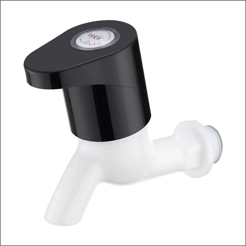 Best Quality Short Body PP High Grade Virgin Plastic Water Tap Modern Quarter Turn for Bathroom Garden Hotel Washing Machine