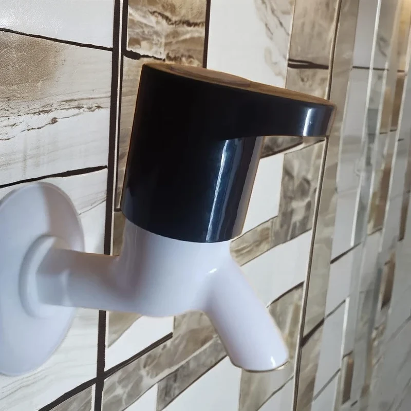 Best Quality Short Body PP High Grade Virgin Plastic Water Tap Modern Quarter Turn for Bathroom Garden Hotel Washing Machine