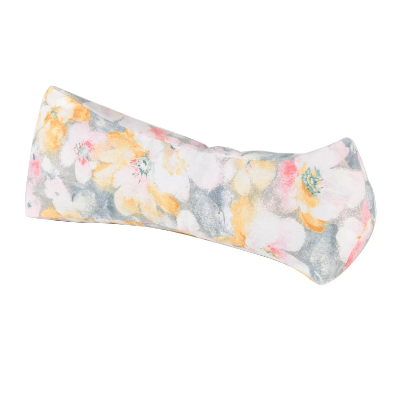 Wholesale Pure Cotton Pure Buckwheat Shell Diamond Cervical Pillow Household Adult Waist Pillow Nap Pillow Wholesale Buckwheat Pillow