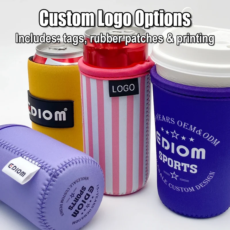 OEM Neoprene Cup Sleeve Custom Coffee Sleeve Custom Beach Portable Coffee Cup Holder for Coffee Holder Diving Material Cup Cover