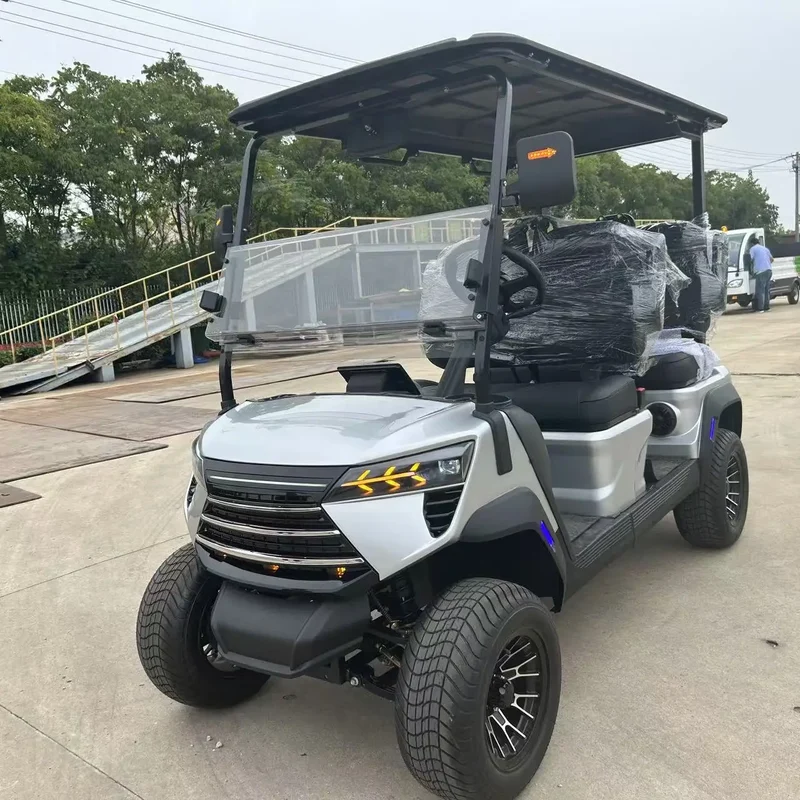 Factory Direct Sales Golf Cart Car 48v 4 Seater 2025 Golf Cart for Farm Park Beach Scenic Spots