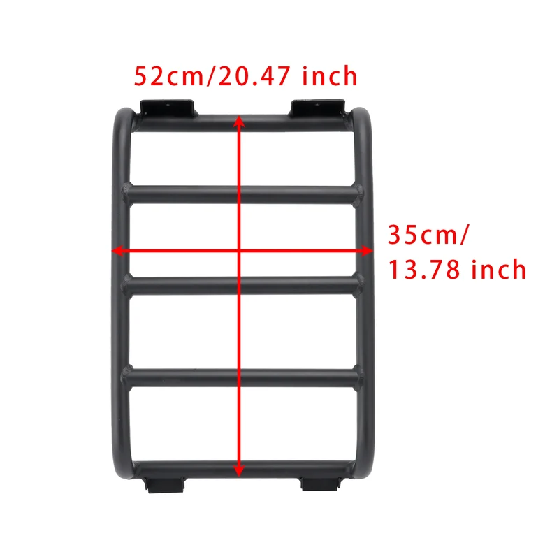 Rear Window Ladder For Jeep Wrangler JL JLU Luggage Ladder Rack 2018-2024