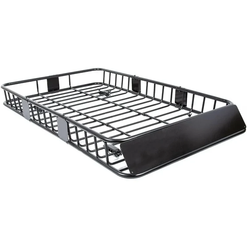 64'' Universal Roof Rack w/Extension Cargo SUV Top Luggage Carrier Basket Holder