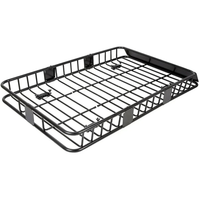 64'' Universal Roof Rack w/Extension Cargo SUV Top Luggage Carrier Basket Holder