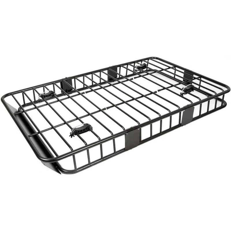 64'' Universal Roof Rack w/Extension Cargo SUV Top Luggage Carrier Basket Holder