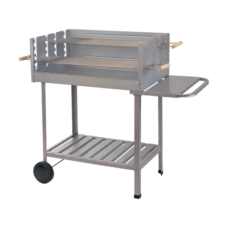 Bbq Pod Charcoal Commercial Bbq Smoker Buiten Keuken Stainless Steel Bbq Grill Donut Boat Portable Charcoal Bbq Grill Boat Set